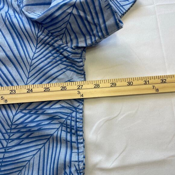 Vineyard Vines Mens Hawaiian Floral Print Short Sleeve Button Up Camp Shirt 1XB - Picture 6 of 7